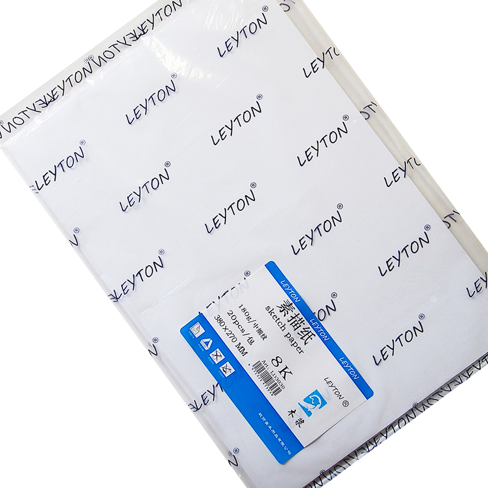 Leyton Professional Sketch Paper,180gsm Artist Drawing Paper, 38 x 27cm