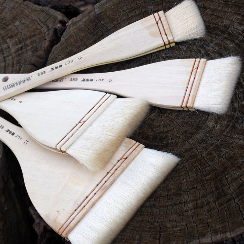 Watercolour Hake Brush, Soft Fine Goat Hair Brush, Handmade Brush