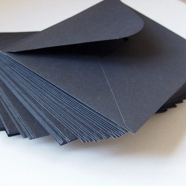 black A7 envelope