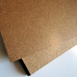 Rose Pattern Printed Kraft Cardstock