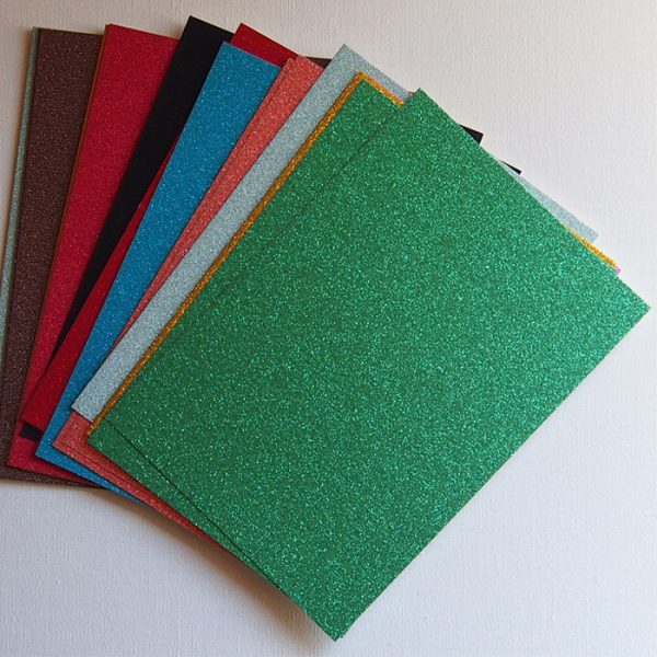 Glitter Cardstock, A5 Glitter Card Mix Pack, 250gsm Premium Cardstock