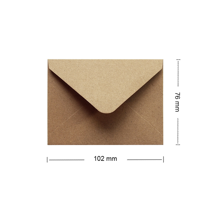 4"x 3" kraft envelops
