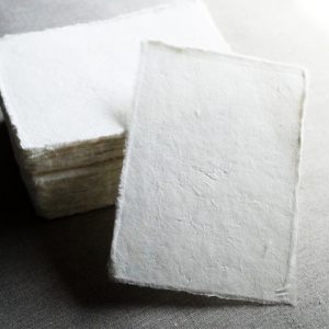 deckle-edge handmade paper