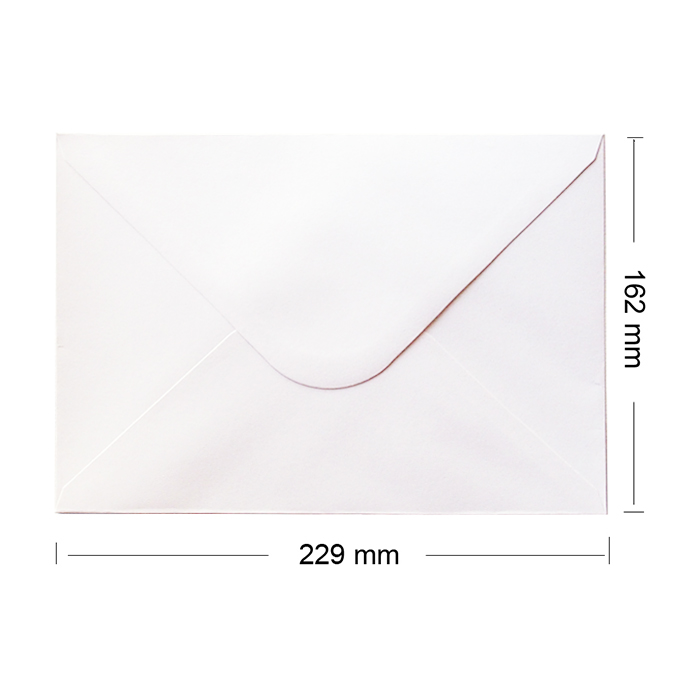 C5 White 120GSM Envelopes,Perfect for A5 Cards, Invitation, Wedding