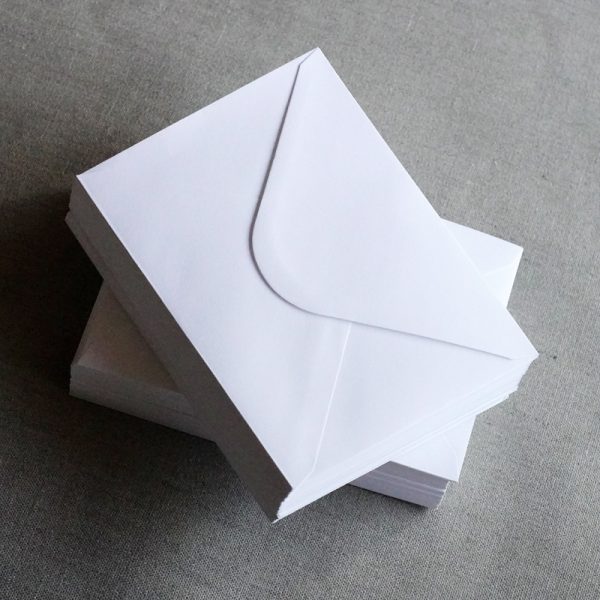 white A7 envelopes