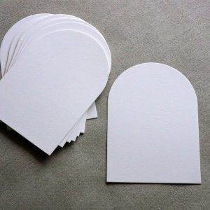 watercolour arch card