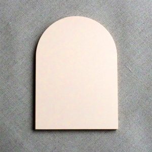 5'' x 7'' Arch Blank Cards, Flat, DIY Blank Wedding Invitations, 250gsm, Pack of 20/100, Peach Blush