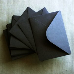 A7 black envelope