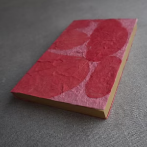 Handmade Kraft Notebook red